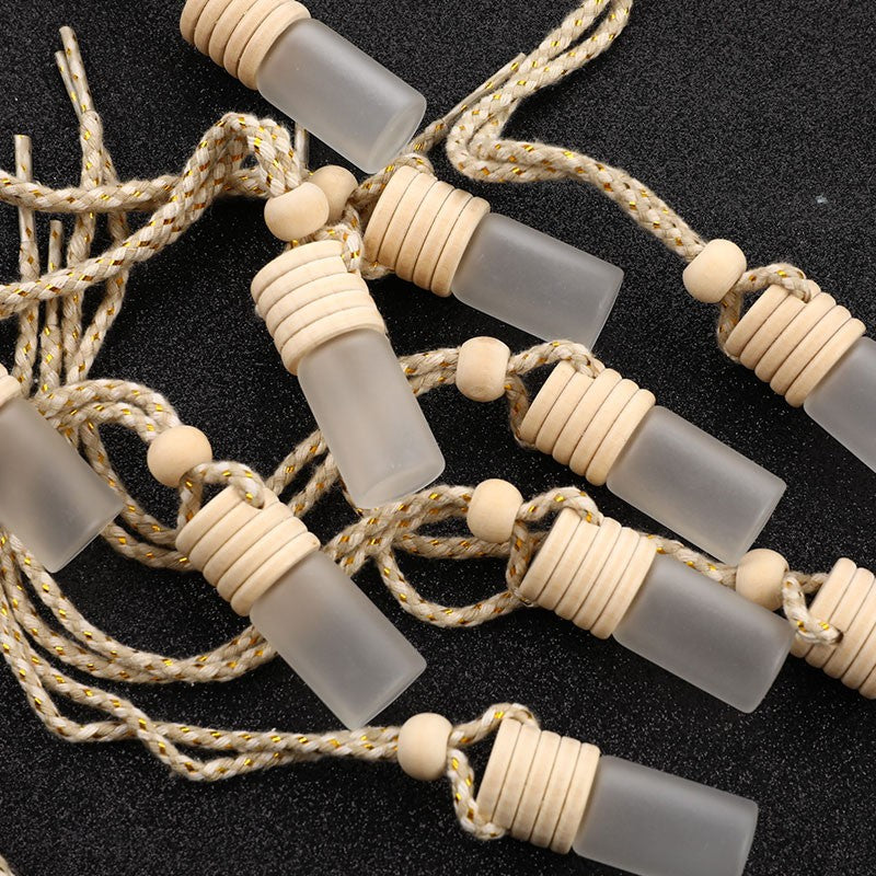 10 Pcs 5ml Car Perfume Bottle for Essential Oils Air Freshener Auto Ornament Car-styling Perfume Pendant Hot Car Accessories