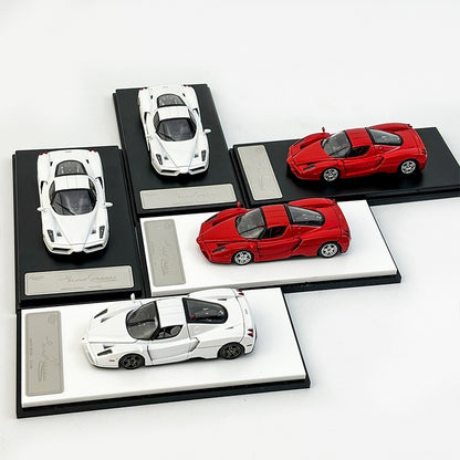 Rei Modelo 1:64 Edição Enzo Figura Simulação Liga Abre-Tampa Miniatura Die-Cast Carro Modelo Personalizado Brinquedos Presente Ornamento Colecionável