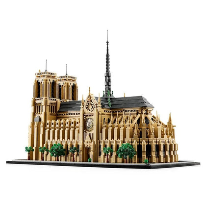 4383pçs 21061 Notre-Dame de Paris Kit de Modelo Arquitetônico Modelo de Decoração de Casa Presente para Adultos