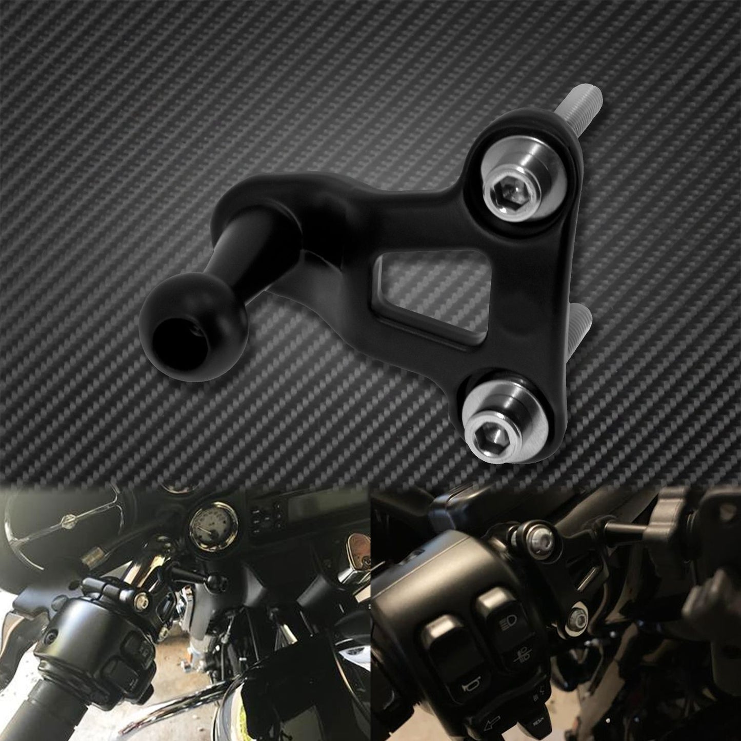 Suporte Universal para Celular para Guidão Suporte de Dispositivo Celular para Harley Touring Sportster Dyna Softail V-Rod