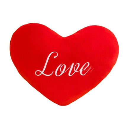 15//20cm Pink Soft Pillow Red Heart Shape Pillow Plush Pillow Valentines Day Throw Pillow Cotton Cushion Home Decor Lover Gift