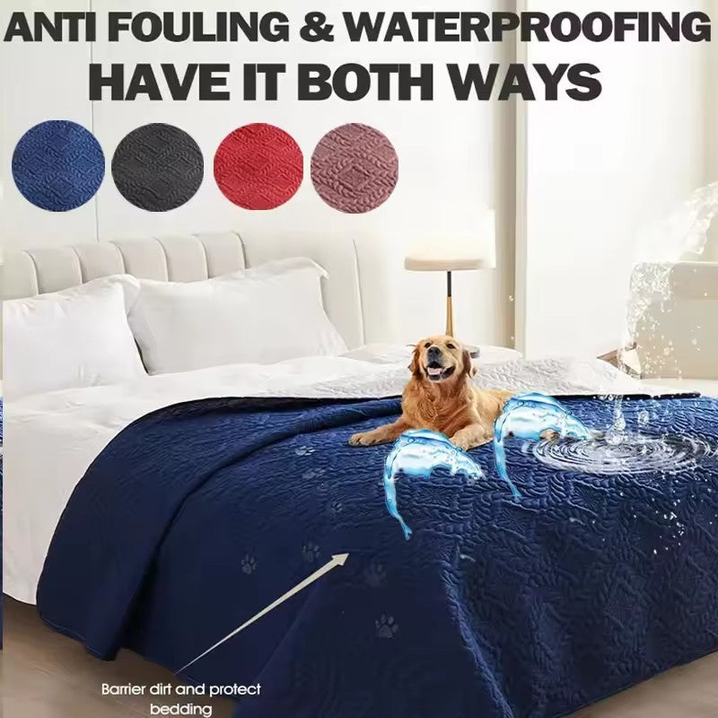 Colcha à Prova de Sujeira Capa de Cama para Cachorro à Prova D'água Manta para Pet para Móveis Protetor de Sofá para Cães Gatos com Base Antiderrapante