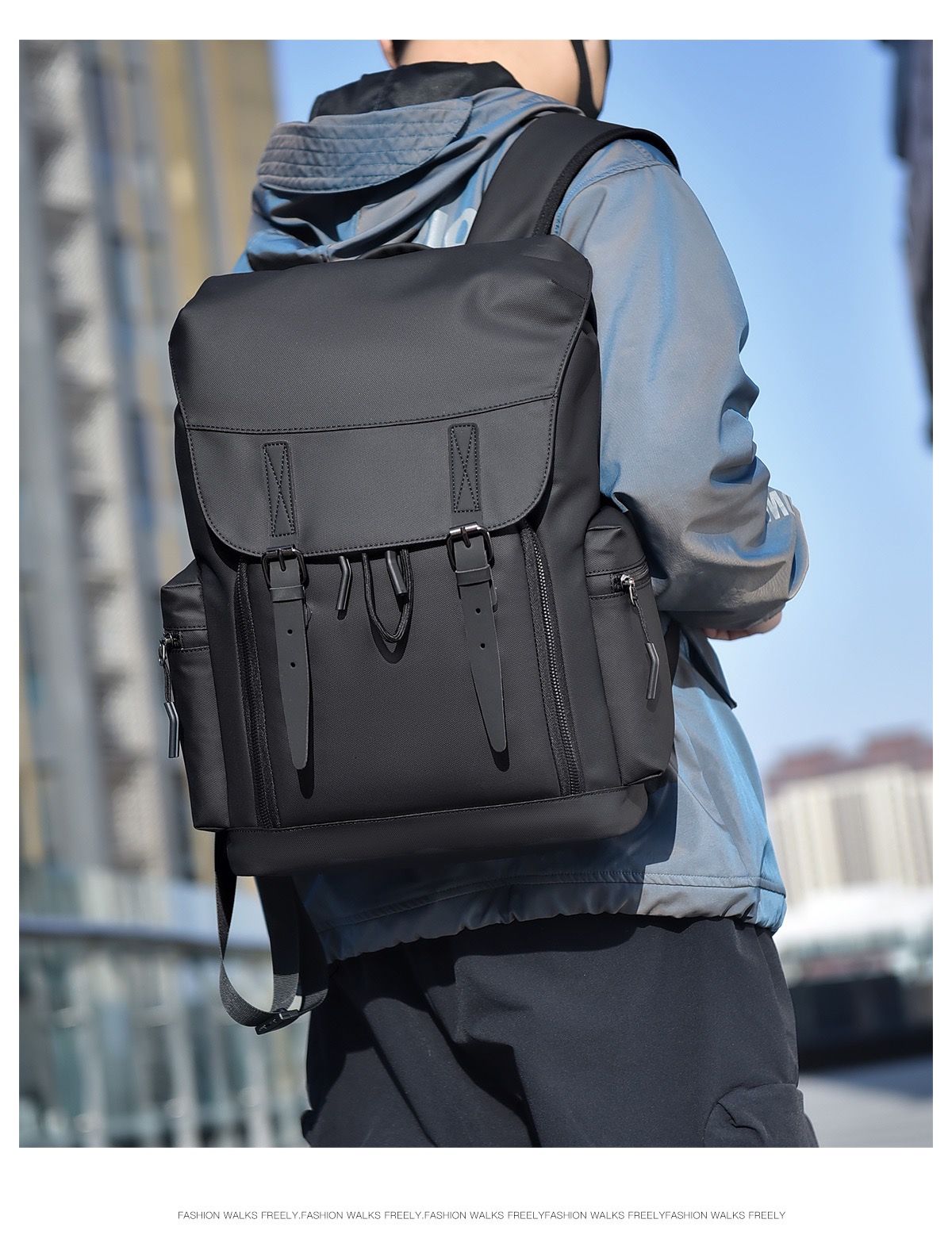 Mochila Escolar Nova 2025 para Laptop de 15.6 polegadas Material Impermeável Mochila para Viagem de Negócios Trabalho Casual Festa Masculina