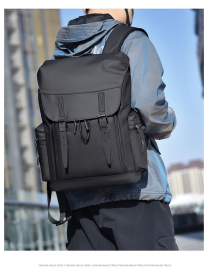 Mochila Escolar Nova 2025 para Laptop de 15.6 polegadas Material Impermeável Mochila para Viagem de Negócios Trabalho Casual Festa Masculina