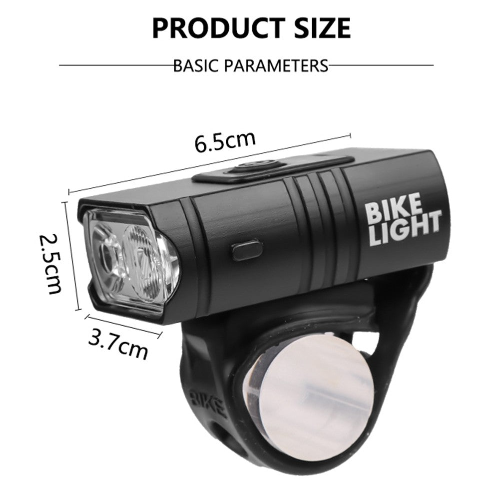 Farol de bicicleta LED T6 10W 800LM recarregável via USB com indicador de bateria para MTB, mountain bike e ciclismo de estrada, equipamento de ciclismo
