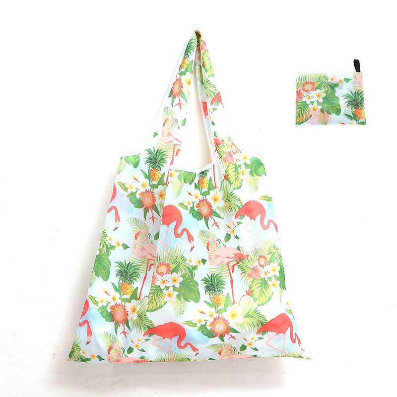 Reusable Shopping Large Bag Foldable Eco Tote With Pouch For Grocery Gym Office Supplies Beach Gear School Toys Storage Bags