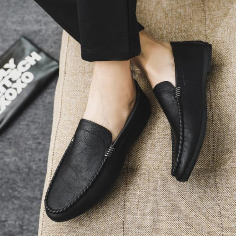 Sapato Social Casual Masculino de Couro Preto Marrom Barato Liquidação Novos Sapatos Masculinos Oficiais Legítimos Cavalheiro 39