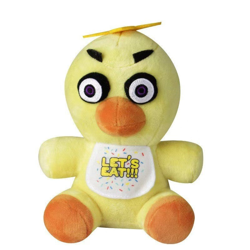 Freddy Fazbear Bichos de Pelúcia Enfeite Chica Molten Bichos de Pelúcia Urso Coelho Presentes de Aniversário Enfeite Suprimentos de Anime