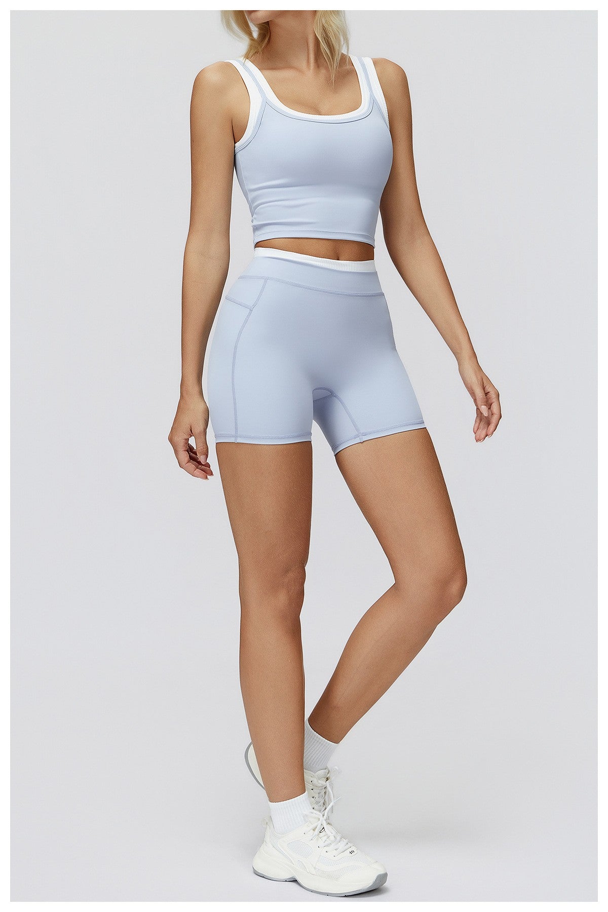 Women Elastic Feeling High Waist Yoga Shorts GymPush Up Running Fitness Legging Tummy Control Gym Outdoor Recreation Yoga Shorts