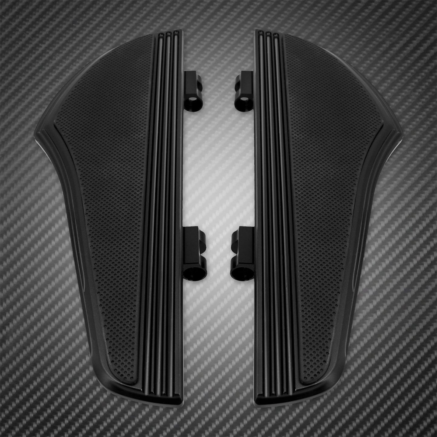 Pedaleiras Antiderrapantes Dianteiras para Motocicleta Harley Softail Fatboy Deluxe Touring Electra Glide FLHR