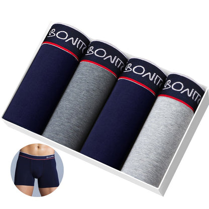 4pcs Cotton Boxers For Man Underwear Slip High Quality Men's Panties Sexy Homme Underpants Boxer Shorts calecon Trunks