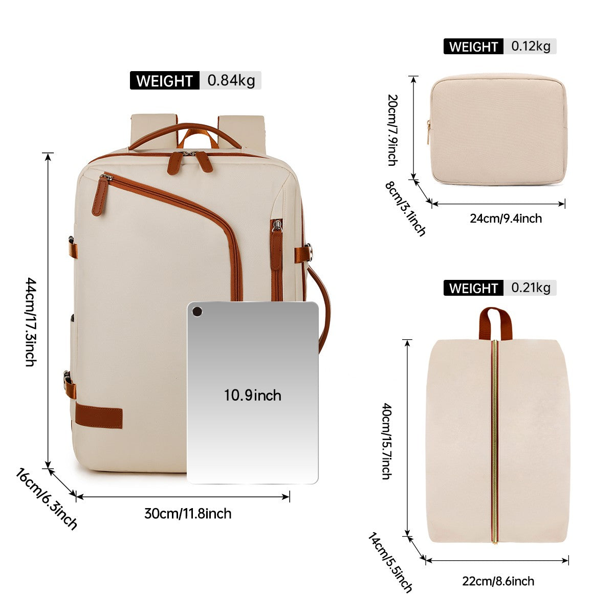 Backpack Unisex New Simple Business Computer Backpack Outdoor Large Capacity Travel Bag Student School Bag Boys