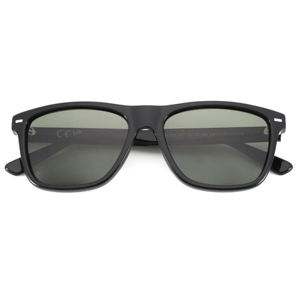 ZENOTTIC Trendy Polarized Sunglasses UV400 Protection Acetate Square Sun Glasses Classic Design Shade for Women Men