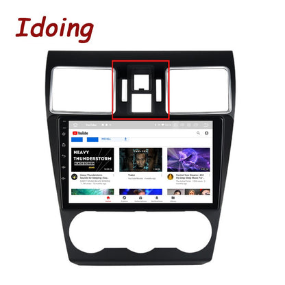 Idoing 9"Car Android Radio Vedio GPS Player For Subaru WRX 2016-2021 GPS Navigation Carplay Auto Head Unit Plug And Play No 2Din