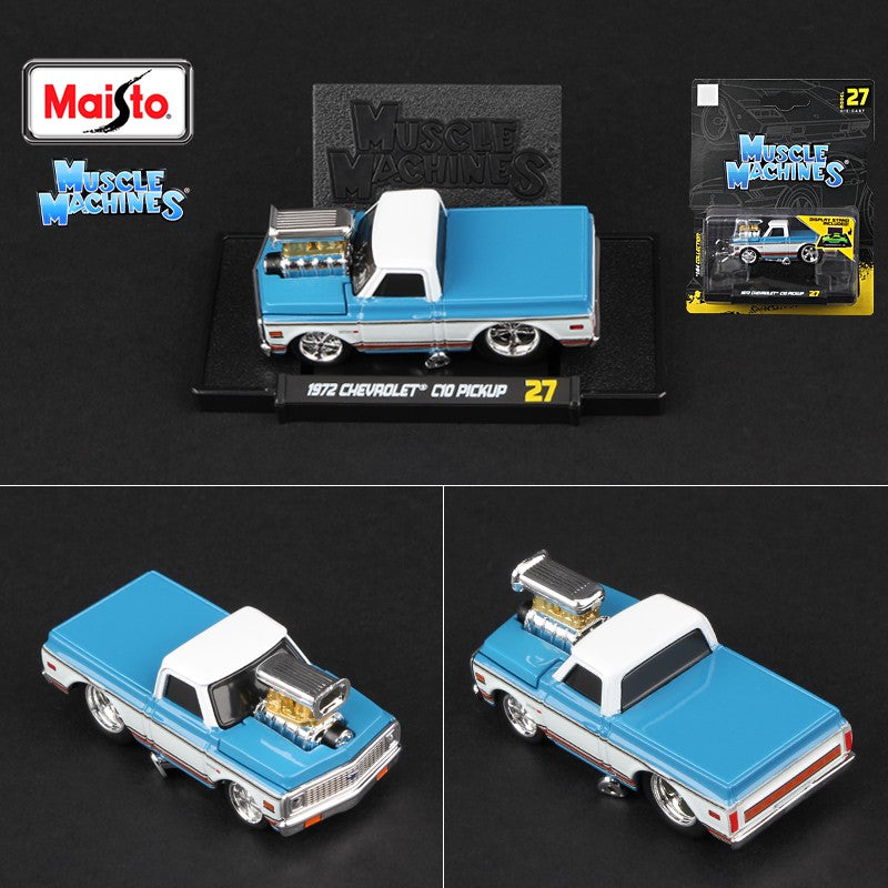 Conjunto de veículos Maisto 1:64 Ferrari Ford Chevrolet Shelby Buick Toyota Audi Nissan Muscle, série de modelos de carros em miniatura Die Cast