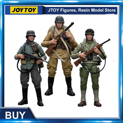 [EM ESTOQUE] JOYTOY 1/18 Boneco de Ação Exército da Segunda Guerra Mundial Militar Anime figuras Brinquedos Modelo