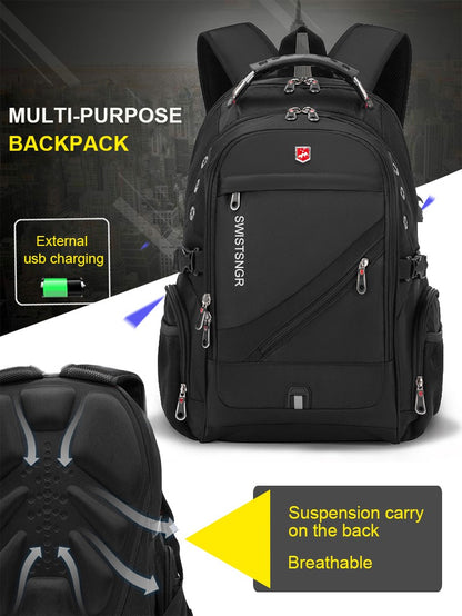 2025 Waterproof 17/20 Inch Laptop Backpack Men Airplane Travel Backpack Women Oxford Rucksack Male School Bag modern Mochila