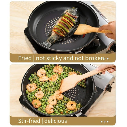 Frigideira Quente Durável Frigideira Antiaderente de Aço Inoxidável Favo de Mel Fogão a Gás Bife Cozinha Universal Compatível com Utensílios de Cozinha