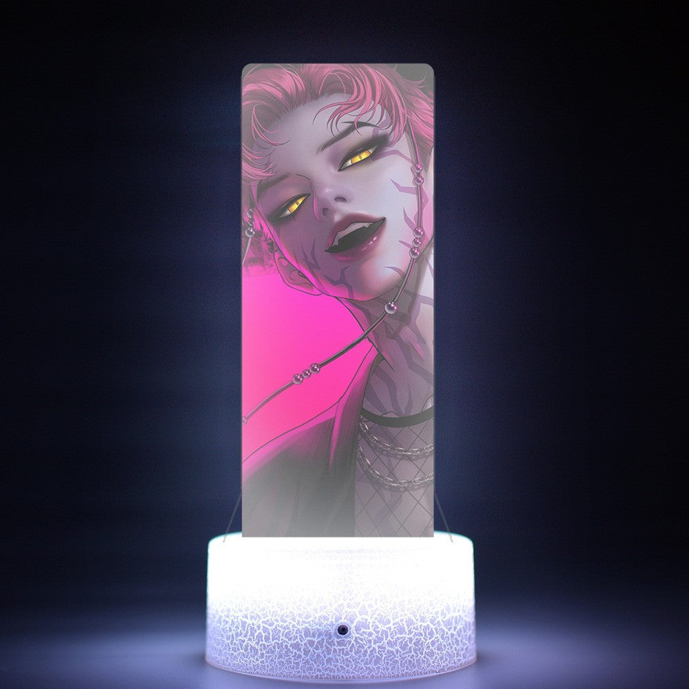 KPop K-POP Demon Hunters Kawaii Zoe Rumi Mira Saja Boys Superstar Monochrome Light Remote Control 16 Color Light Night Light