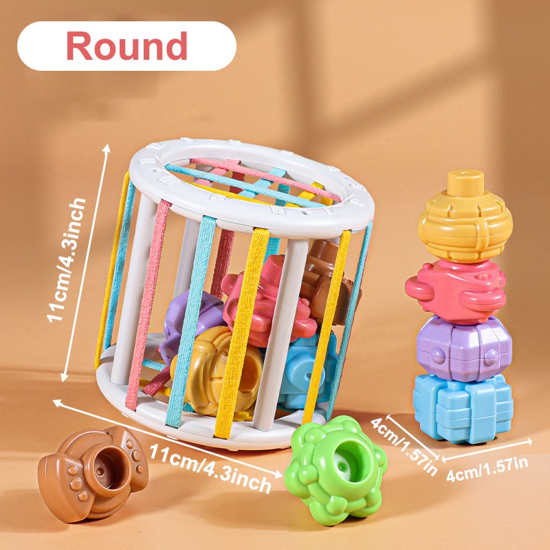 Baby Toy Sorting Game Kids Educational Cube Sensory Shape Blocks Shape Matching Stacking Learning Toys Play Games Baby Toys