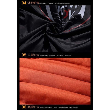 Conjunto de Caminhada de Inverno para Casal, Conjunto com Capuz à Prova de Vento e Impermeável, Conjunto de Pesca Quente com Pena de Ganso para Atividades ao Ar Livre, Jaqueta para Ciclismo e Acampamento