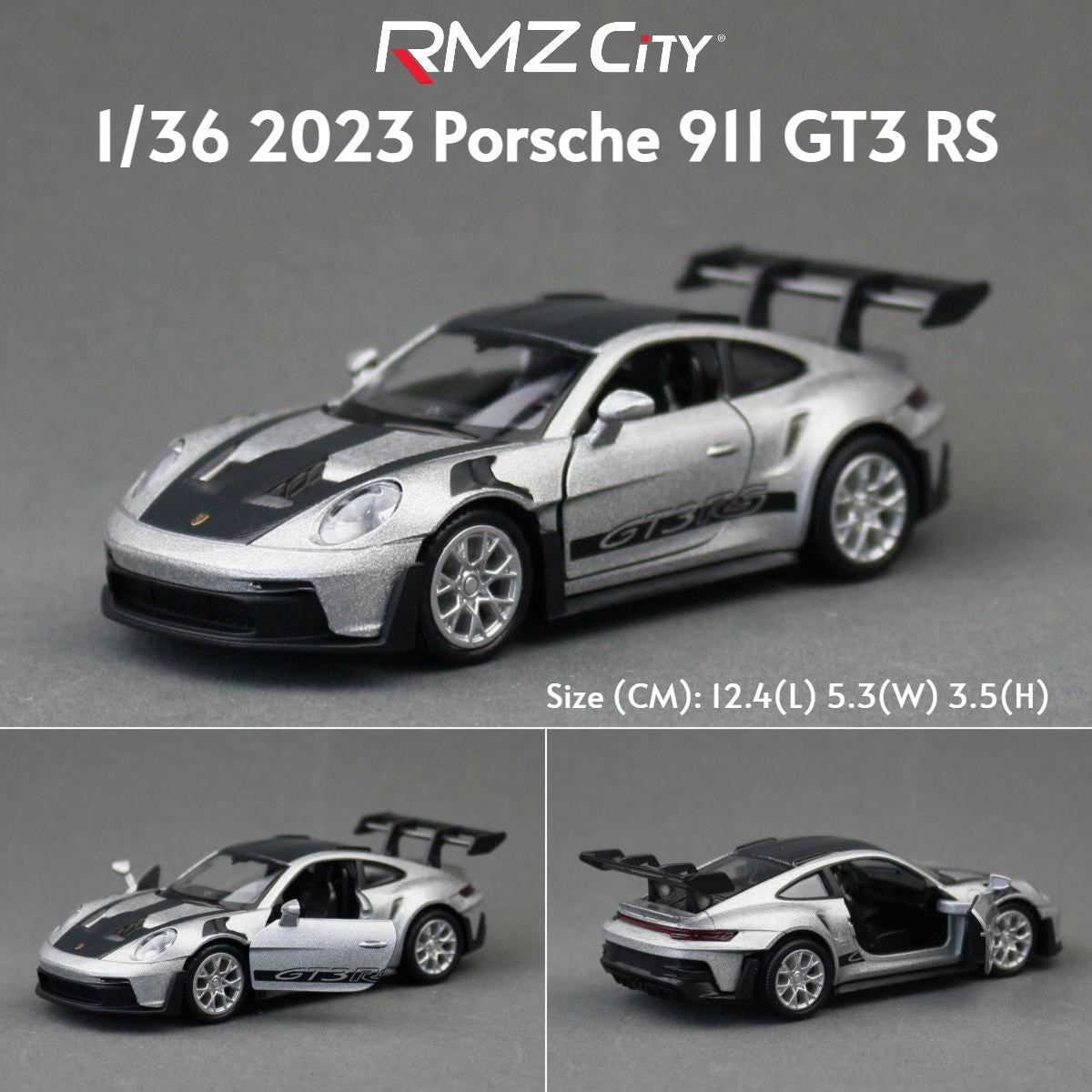 1/36 Porsche 911 GT3 918 Spyder Taycan Carro de Brinquedo de Corrida Modelo RMZ CiTY Metal Fundido Miniatura Coleção Presente Para Meninos Crianças