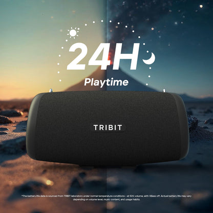 TRIBIT StormBox Lava 80W Caixa de Som Bluetooth Portátil com Powerbank Integrado, Controle por Aplicativo, IP67 à Prova D'água para Uso Externo, Acampamento, Festas
