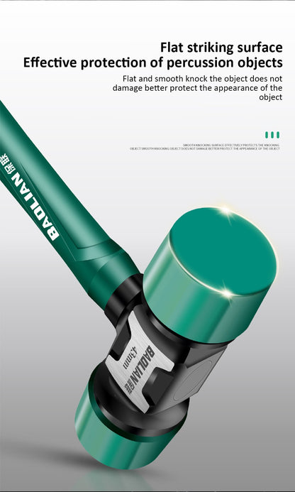 Martelo de Instalação de Cabeça Dupla Multifuncional 27/36/43mm Martelo de Borracha Antiderrapante Antivibração Ferramenta Profissional