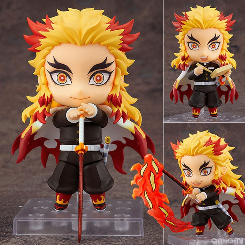 6 tipos de bonecos de ação Demon Slayer Kamado Nezuko Tanjirou Agatsuma Zenitsu Hashibira Inosuke Tomioka Giyuu Kochou Rengoku