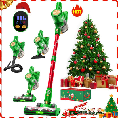 Cordless Vacuum Cleaner, 46Kpa/500W/55Mins Vacuum Cleaners for Home, Self-Standing Rechargeable Vacuum, Christmas Gifts