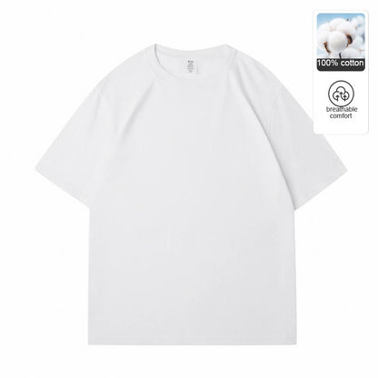 Top Grade 100% Mecerized Cotton New Summer Brand Tops Round Neck Plain t Shirt For Men Short Sleeve Casual Fashion Men Clothing