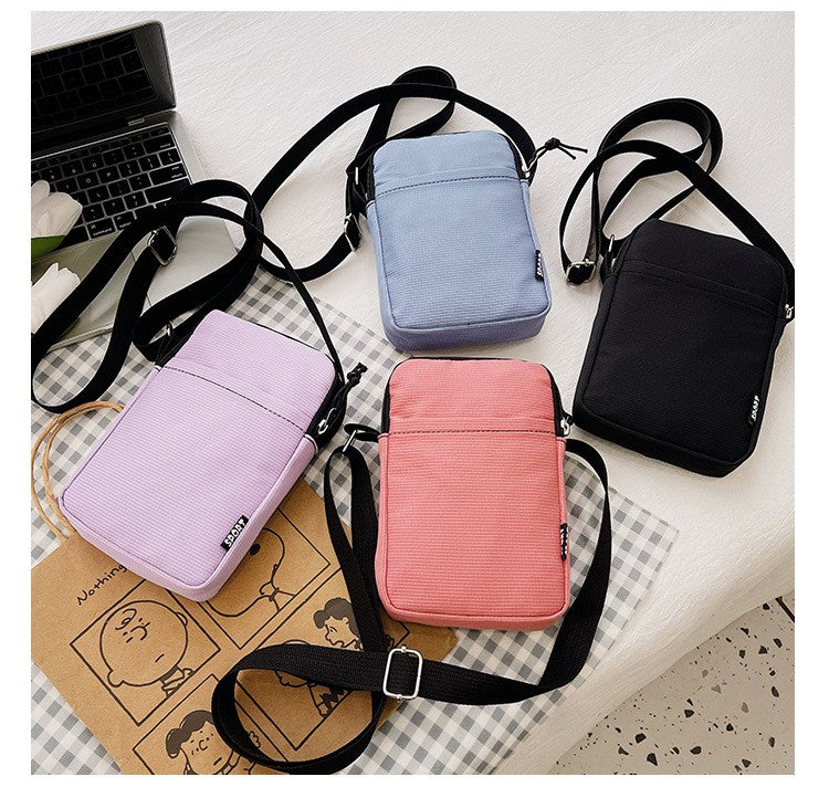 New Fashion Mobile Phone Bag Women's Messenger Bag All-match Mini Small Crossbody Bag Hanging Neck Coin Purse Vertical Handbag