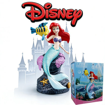 Disney The Little Mermaid Ariel Princess Action Figure Kids Toys Anime Situational Model Dolls Collection Room Car Decoration