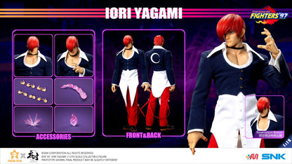 Em Estoque Tunshi Studio SNK 1/12 TS-XXZ-008 King Of Fighters 97 Iori Yagami Conjunto Completo Boneco Colecionável Escala Presente de Natal