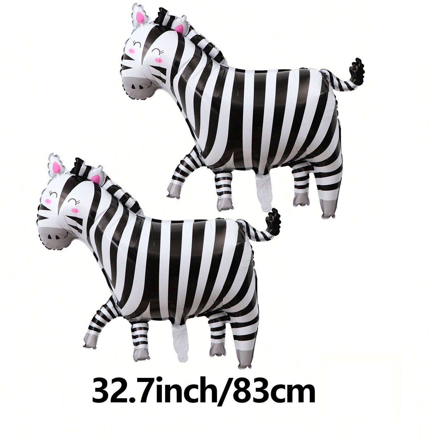Cartoon Animal Aluminum Foil Balloon Giraffe Lion Monkey Balloon Jungle Zoo Theme Party Kidsren's Birthday Holiday Decoration