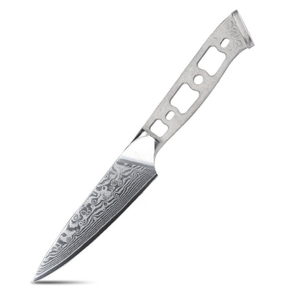 Lâmina Bruta para Facas de Cozinha TURWHO DIY, Aço Damasco 67 Camadas VG10, Faca Japonesa de Chef Santoku Kiritsuke para Fatiar e de Uso Geral
