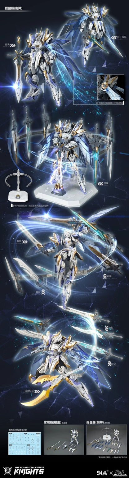 HG 1/144 SNAA SC-002 Titan Greatsword Tristan Kit de Montagem SC-009 Divine Invoker Percival The Round Table Knights Figure