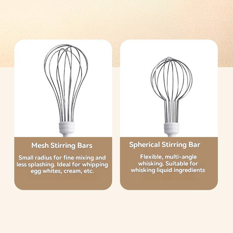 Batedor de Ovos Portátil Elétrico Sem Fio Recarregável USB Mixer Dobrável Automático com Engrenagem Ajustável Utensílios de Cozinha Domésticos