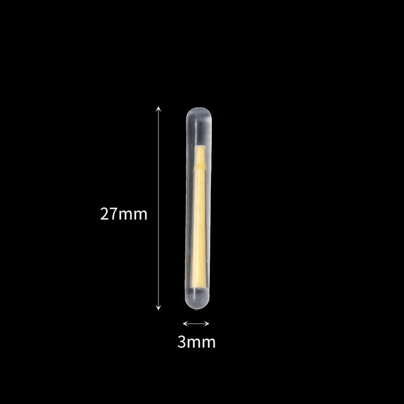 50/100 peças Bastão Fluorescente Vaga-lume Luz de Vara de Pesca Flutuante Luminoso Escuro Vara de Pesca Exterior Luz de Vara Fluorescente