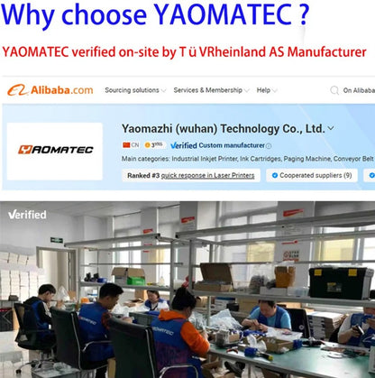 YS300 12,7mm Impressora a Jato de Tinta Térmica Portátil, com Jato Manual, para Códigos de Data, Números, Logos, Data de Vencimento e Etiquetas em Plástico e Papelão, em Inglês