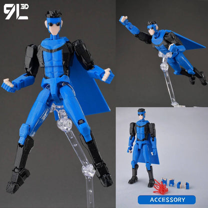 9L3D Impresso Invencível Menino Lucky13 Dummy13 Conquistar LEX Allen Super-heróis Anime Brinquedos Bonecos de Ação Modelo de Manequim Enfeites
