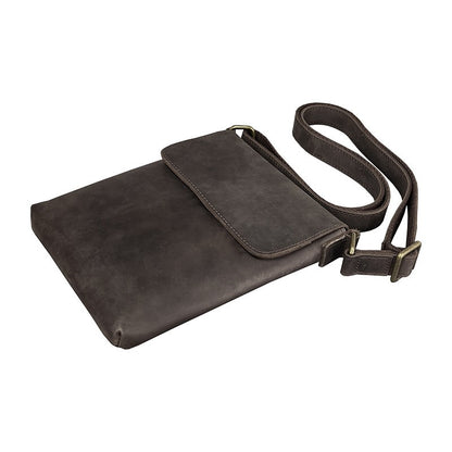 New Men's Cow Leather Crossbody Bag Man Shoulder Bag Casual Male Small Simple Bag For Men