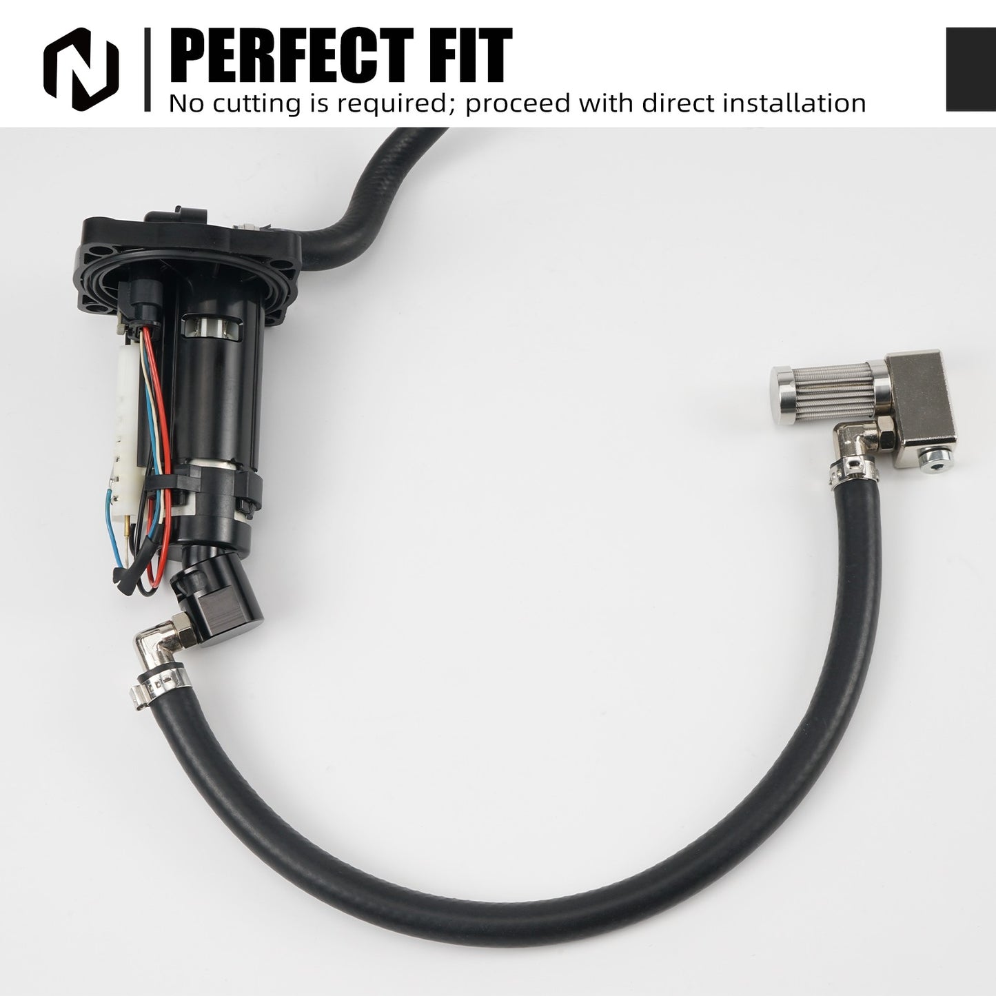 NICECNC para KTM EXC 300 2024 2025 Tubo de Extensão do Tanque de Combustível para KTM EXC-F 350 SX 125 SXF 450 para Husqvarna TE 300 GasGas EC 300