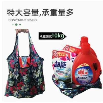 Cartoon Dog Cat Reusable Shopping Bag Nylon Foldable Grocery Bag Creative Eco friendly Handbag Lightweight and Durable