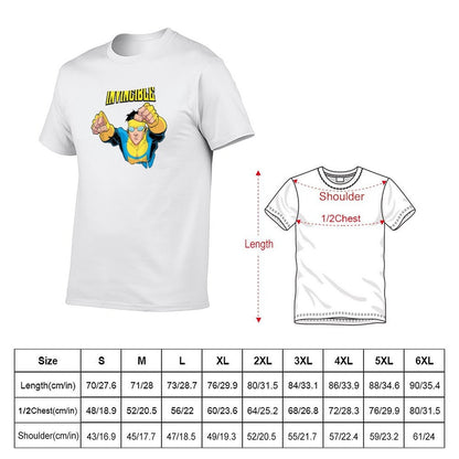 Invincible Hero Man For All Fans Comic Flight Poster T-Shirt T-Shirt men t shirt cotton 100% t shirt man plain T-Shirt