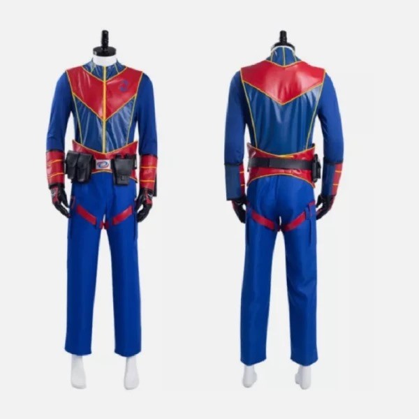 Henry Danger Captain Man Cosplay Costume Halloween Outfit Carnival Suit