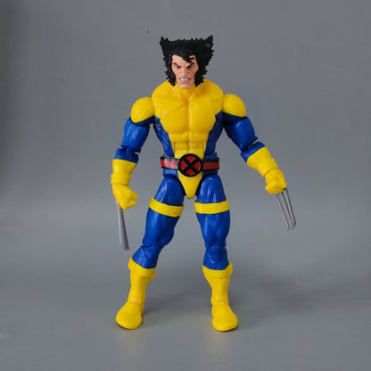 Boneco de Ação Marvel Legends Retro Wolverine Espiral Avalanche Longshot Dark Phoenix Multiple Man 6"