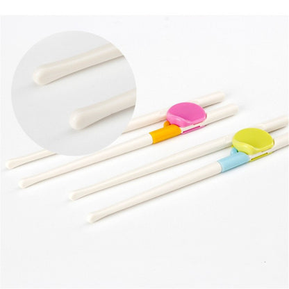 1 Pair Chopsticks For Sushi Baby Kids Beginner Practical Chopstick Easy Use Learning Training Helper Dishes Dinner Kitchen Tools