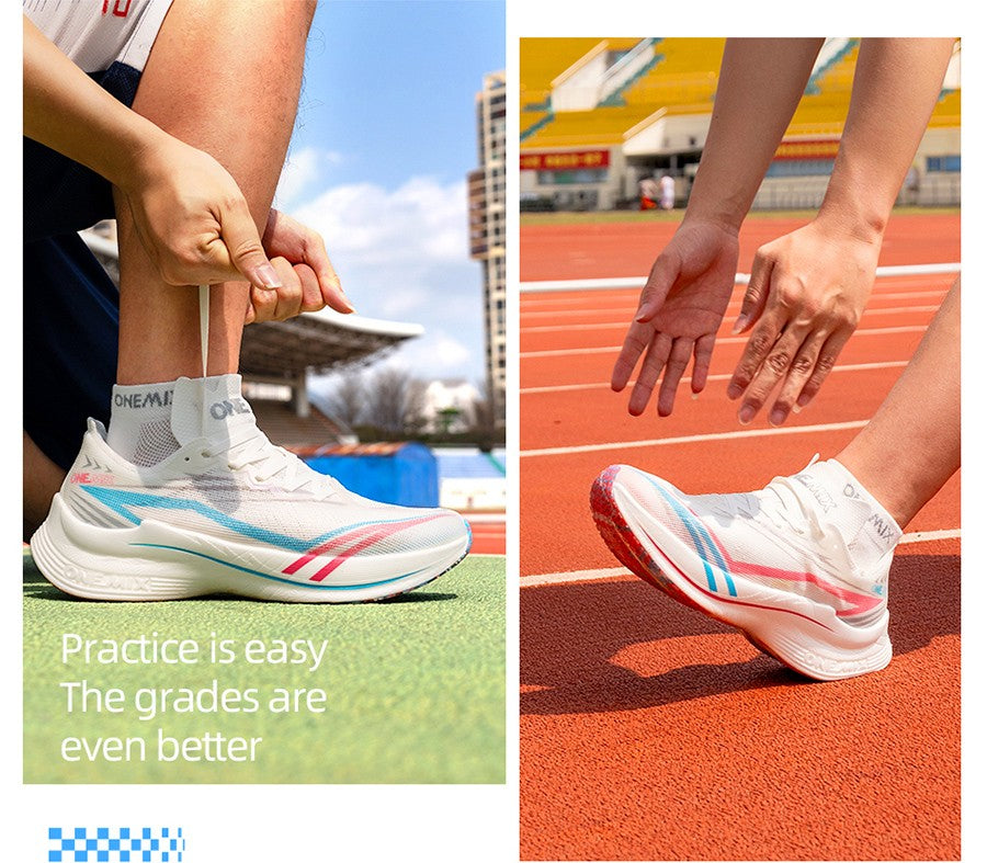 ONEMIX New Marathon Carbon Plate Running Racing Shoes Men Professional Stable Support Shock-relief Ultra-light Rebound Sneakers