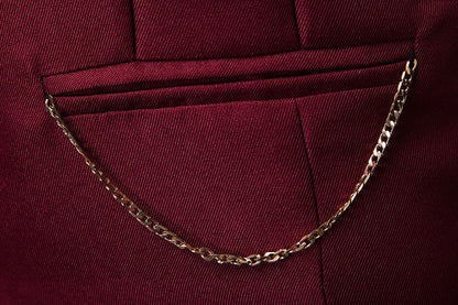 High Quality Men Suit Vest Waistcoat Chain Business Slim Groom Groomsman Wedding Men's Dress Blazer Vests Formal Party V05